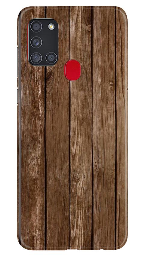 Wooden Look Case for Samsung Galaxy A21s(Design - 112)