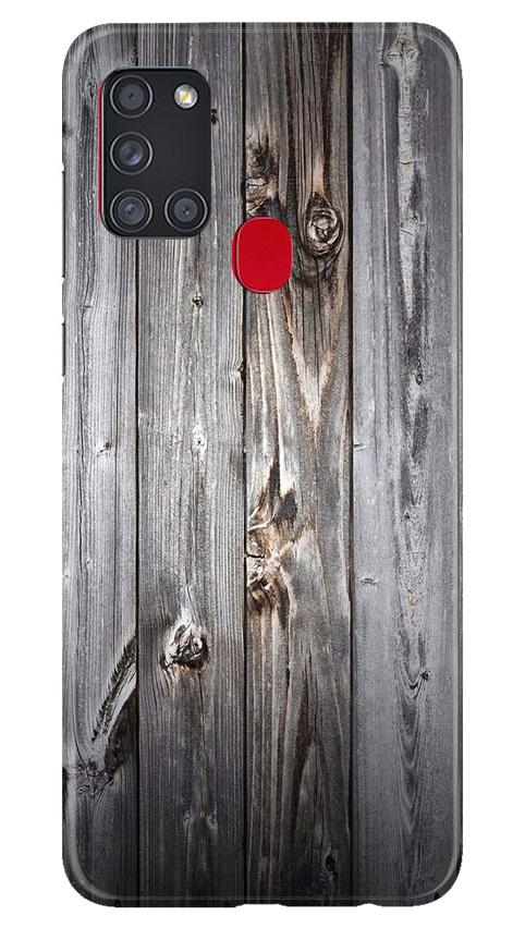 Wooden Look Case for Samsung Galaxy A21s(Design - 114)