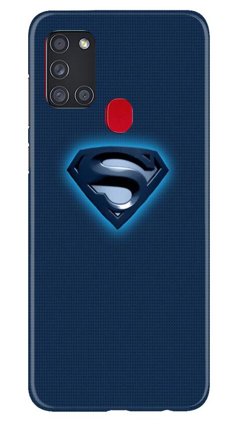 Superman Superhero Case for Samsung Galaxy A21s(Design - 117)