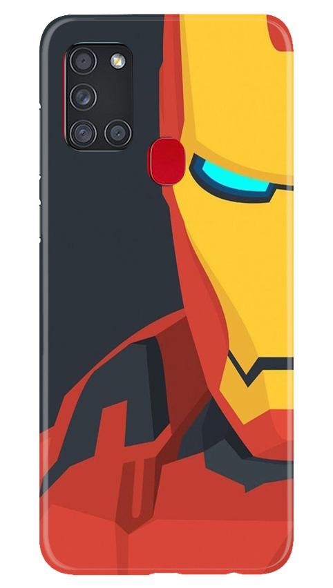 Iron Man Superhero Case for Samsung Galaxy A21s(Design - 120)