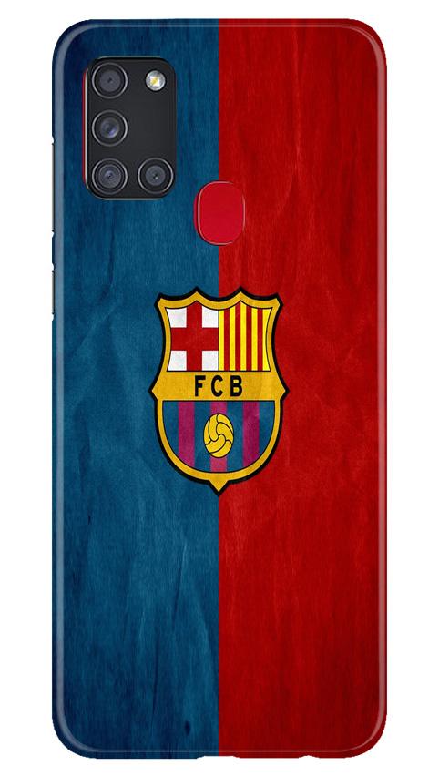 FCB Football Case for Samsung Galaxy A21s(Design - 123)