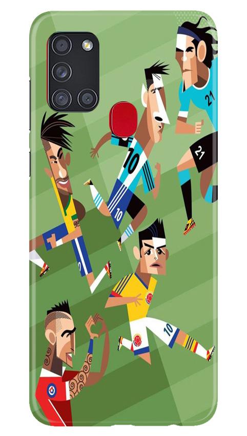Football Case for Samsung Galaxy A21s(Design - 166)