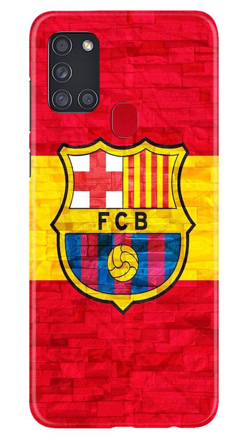 FCB Football Case for Samsung Galaxy A21s(Design - 174)