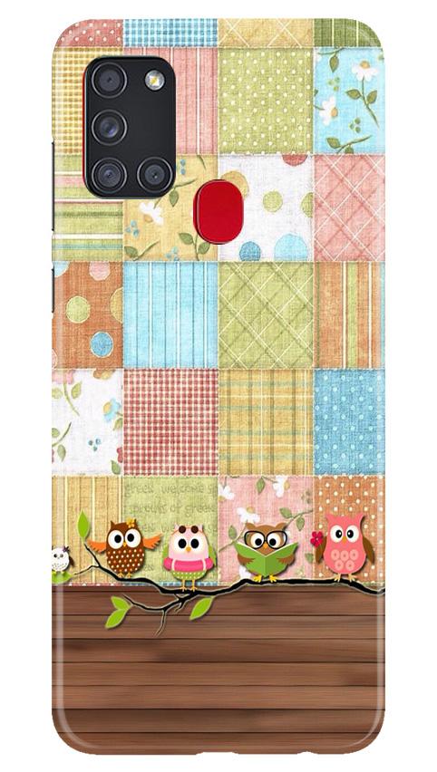 Owls Case for Samsung Galaxy A21s (Design - 202)