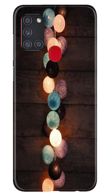 Party Lights Mobile Back Case for Samsung Galaxy A21s (Design - 209)
