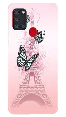 Eiffel Tower Mobile Back Case for Samsung Galaxy A21s (Design - 211)