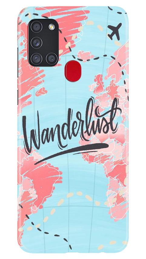 Wonderlust Travel Case for Samsung Galaxy A21s (Design No. 223)