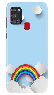 Rainbow Mobile Back Case for Samsung Galaxy A21s (Design - 225)