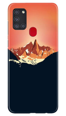 Mountains Mobile Back Case for Samsung Galaxy A21s (Design - 227)