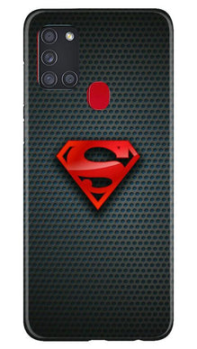 Superman Mobile Back Case for Samsung Galaxy A21s (Design - 247)