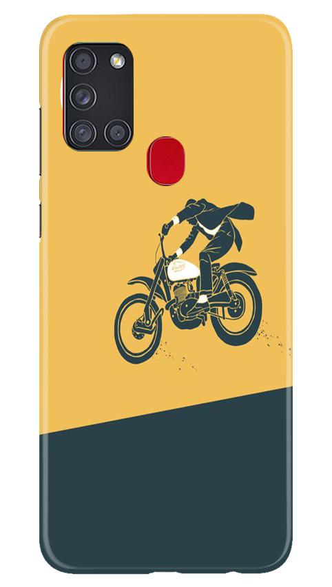 Bike Lovers Case for Samsung Galaxy A21s (Design No. 256)