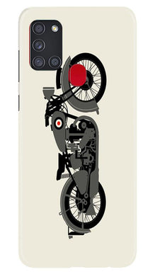 MotorCycle Mobile Back Case for Samsung Galaxy A21s (Design - 259)