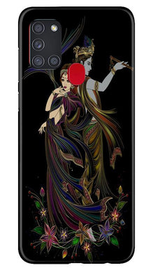 Radha Krishna Mobile Back Case for Samsung Galaxy A21s (Design - 290)