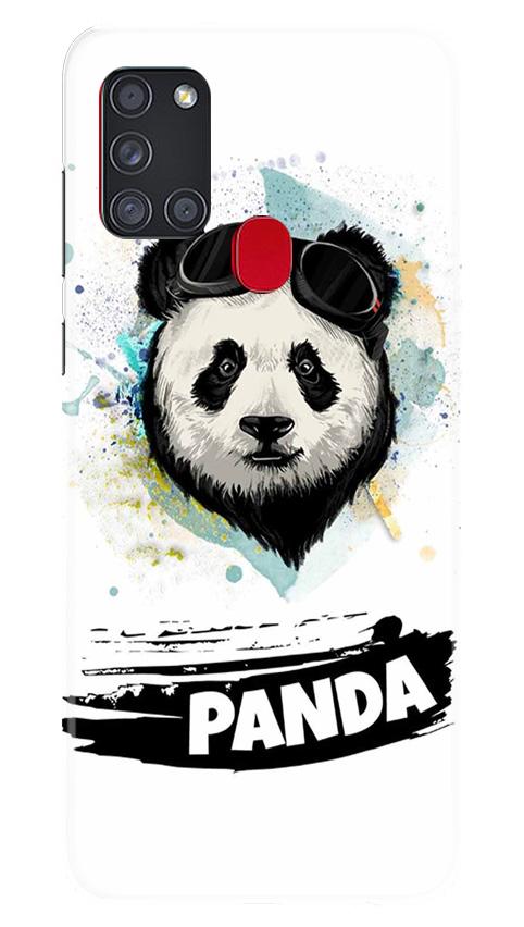 Panda Mobile Back Case for Samsung Galaxy A21s (Design - 319)