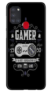 Gamer Mobile Back Case for Samsung Galaxy A21s (Design - 330)