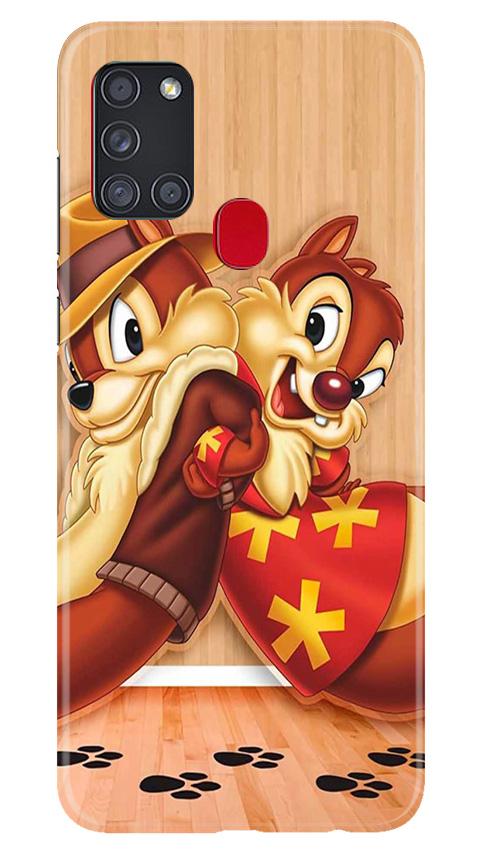 Chip n Dale Mobile Back Case for Samsung Galaxy A21s (Design - 335)