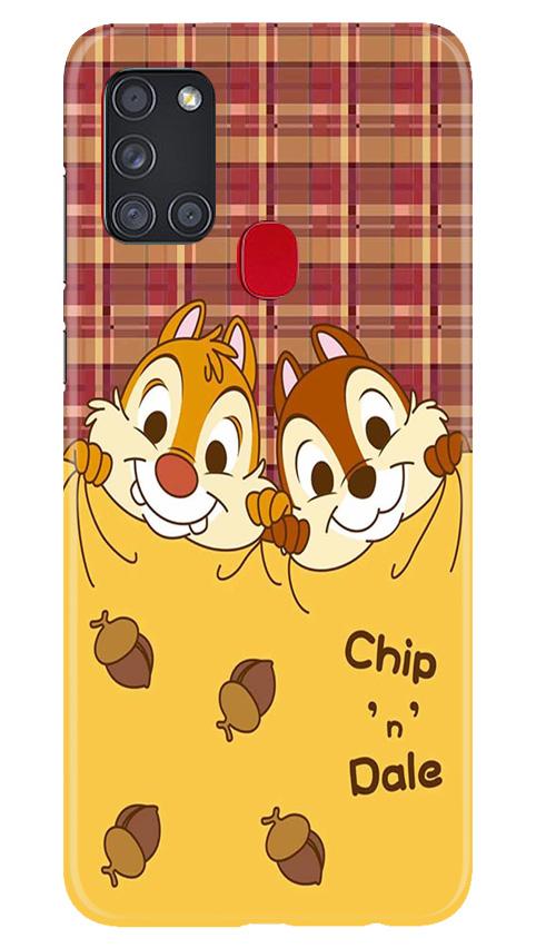 Chip n Dale Mobile Back Case for Samsung Galaxy A21s (Design - 342)