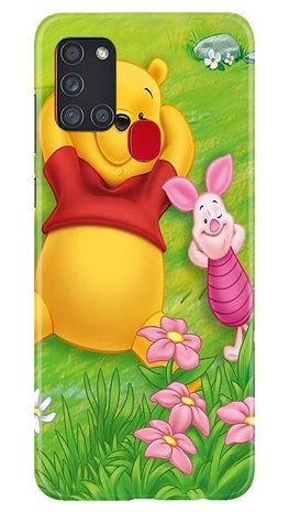 Winnie The Pooh Mobile Back Case for Samsung Galaxy A21s (Design - 348)