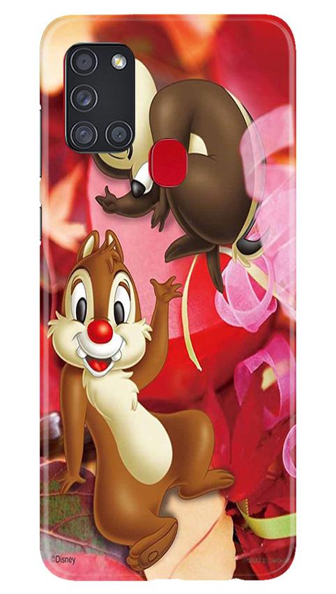 Chip n Dale Mobile Back Case for Samsung Galaxy A21s (Design - 349)