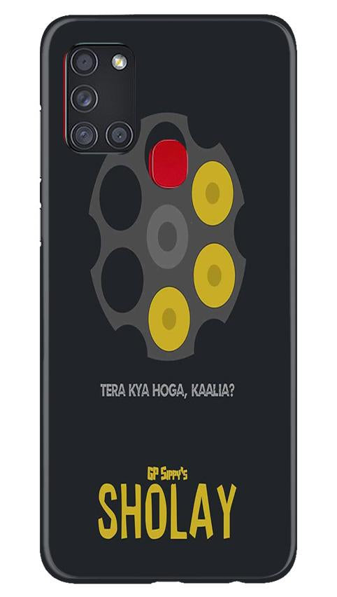 Sholay Mobile Back Case for Samsung Galaxy A21s (Design - 356)