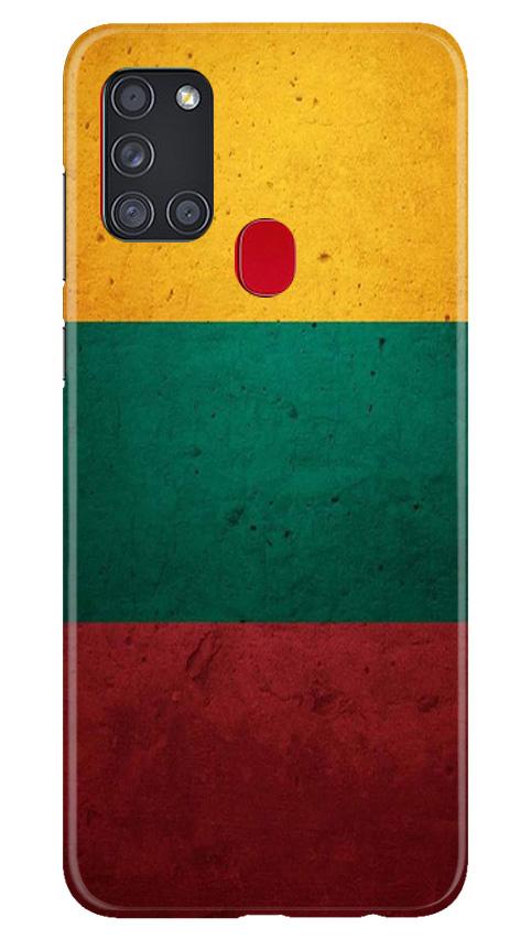 Color Pattern Mobile Back Case for Samsung Galaxy A21s (Design - 374)
