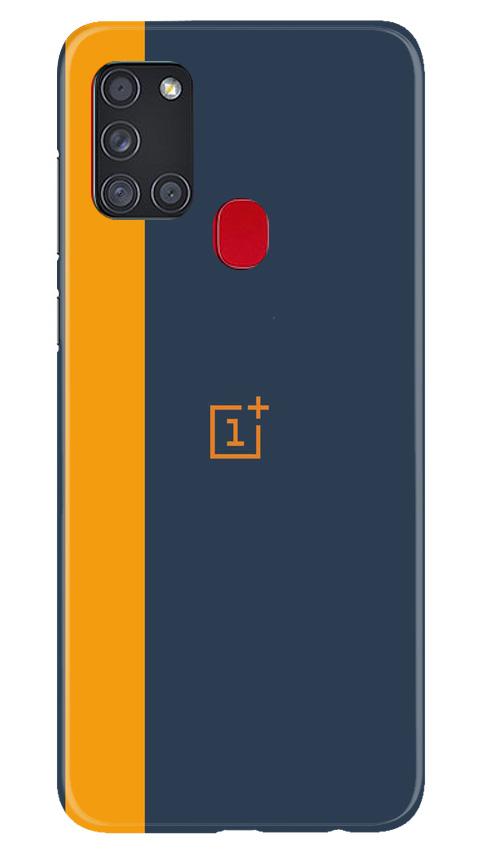 Oneplus Logo Mobile Back Case for Samsung Galaxy A21s (Design - 395)