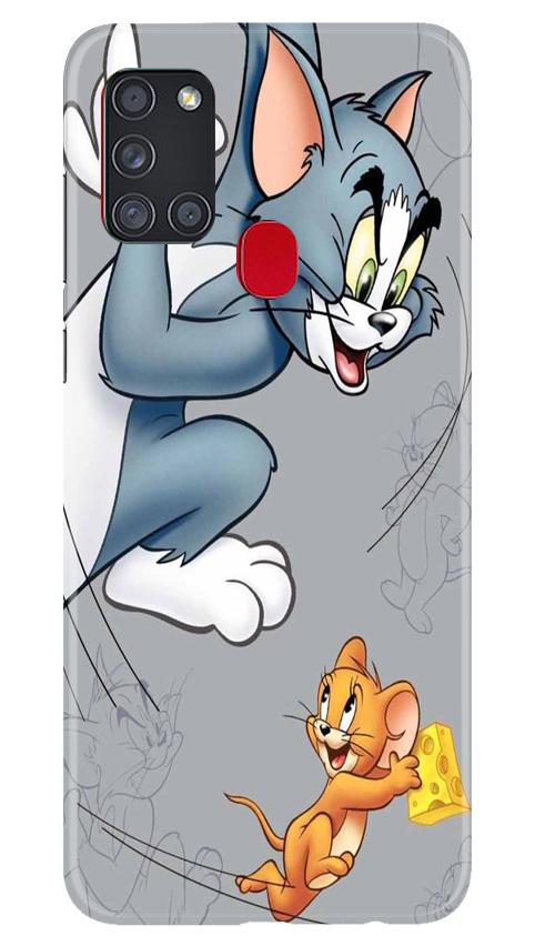Tom n Jerry Mobile Back Case for Samsung Galaxy A21s (Design - 399)