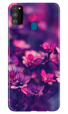 flowers Mobile Back Case for Samsung Galaxy M21 (Design - 25)