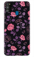 Rose Black Background Case for Samsung Galaxy M21