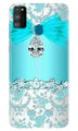 Shinny Blue Background Case for Samsung Galaxy M21