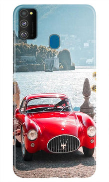 Vintage Car Mobile Back Case for Samsung Galaxy M21 (Design - 51)