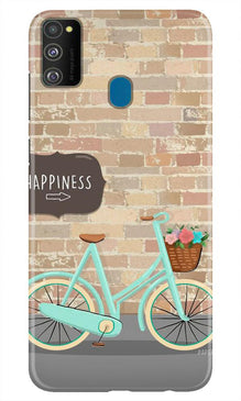 Happiness Mobile Back Case for Samsung Galaxy M21 (Design - 53)