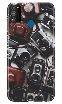 Cameras Mobile Back Case for Samsung Galaxy M21 (Design - 57)