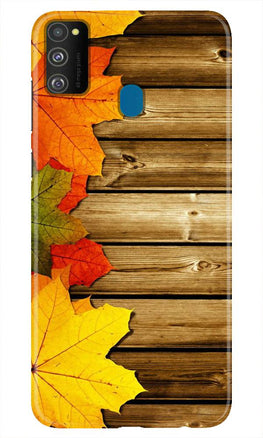 Wooden look3 Case for Samsung Galaxy M21