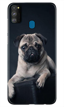 little Puppy Mobile Back Case for Samsung Galaxy M21 (Design - 68)