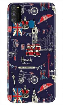 Love London Mobile Back Case for Samsung Galaxy M21 (Design - 75)