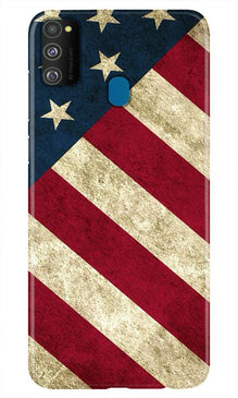 America Mobile Back Case for Samsung Galaxy M21 (Design - 79)