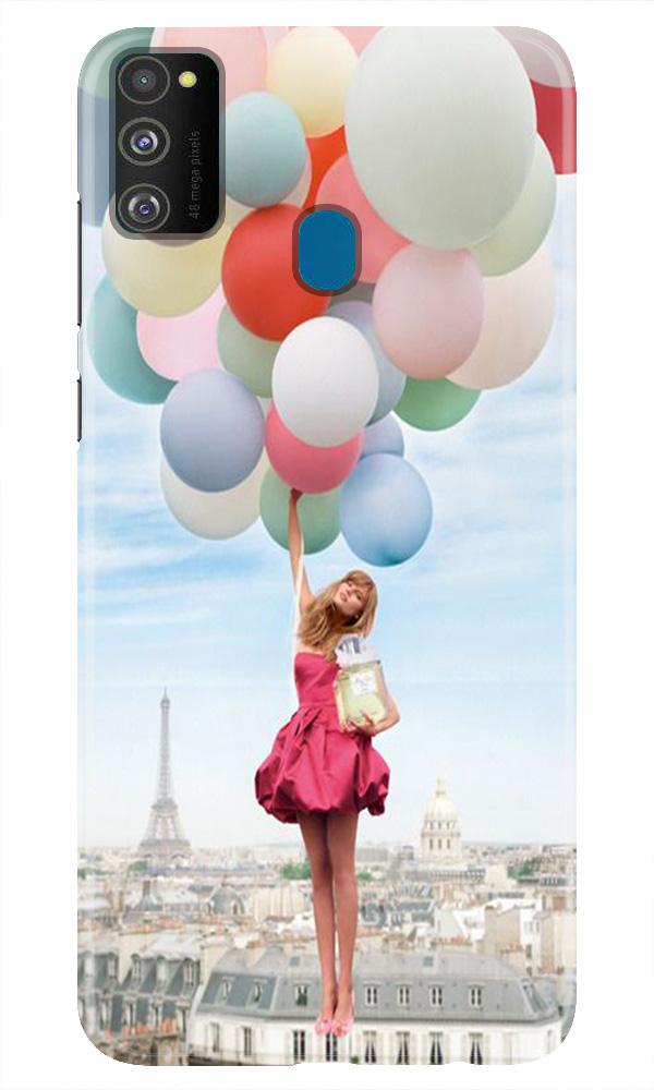 Girl with Baloon Case for Samsung Galaxy M21