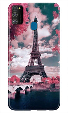 Eiffel Tower Mobile Back Case for Samsung Galaxy M21  (Design - 101)