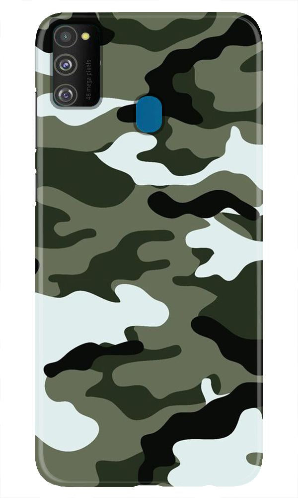 Army Camouflage Case for Samsung Galaxy M21  (Design - 108)