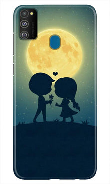 Love Couple Mobile Back Case for Samsung Galaxy M21  (Design - 109)