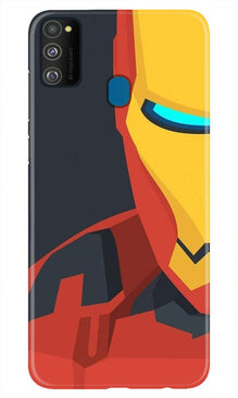 Iron Man Superhero Mobile Back Case for Samsung Galaxy M21  (Design - 120)