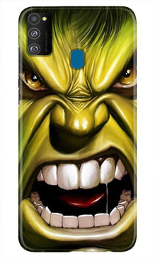 Hulk Superhero Mobile Back Case for Samsung Galaxy M21  (Design - 121)