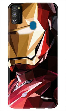Iron Man Superhero Mobile Back Case for Samsung Galaxy M21  (Design - 122)