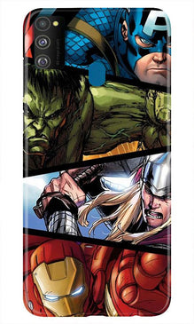 Avengers Superhero Mobile Back Case for Samsung Galaxy M21  (Design - 124)