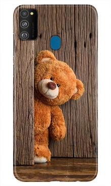 Cute Beer Mobile Back Case for Samsung Galaxy M21  (Design - 129)