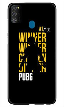 Pubg Winner Winner Mobile Back Case for Samsung Galaxy M21  (Design - 177)