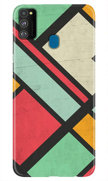 Boxes Mobile Back Case for Samsung Galaxy M21 (Design - 187)