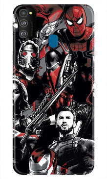 Avengers Mobile Back Case for Samsung Galaxy M21 (Design - 190)