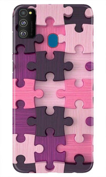 Puzzle Mobile Back Case for Samsung Galaxy M21 (Design - 199)